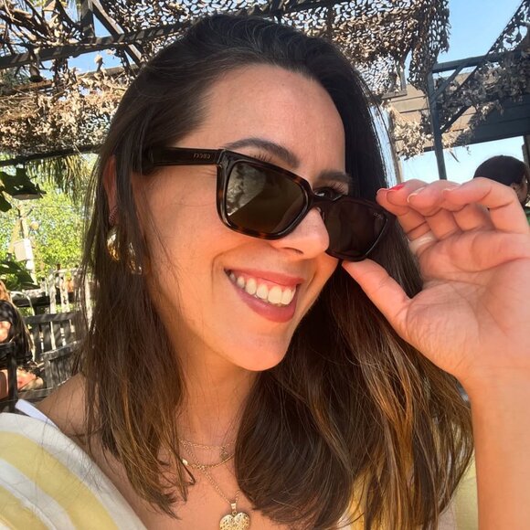 Gucci GG1539S 005 Sunglasses Yellow Havana Square Frame, Brown Lenses - Picture 13 of 13